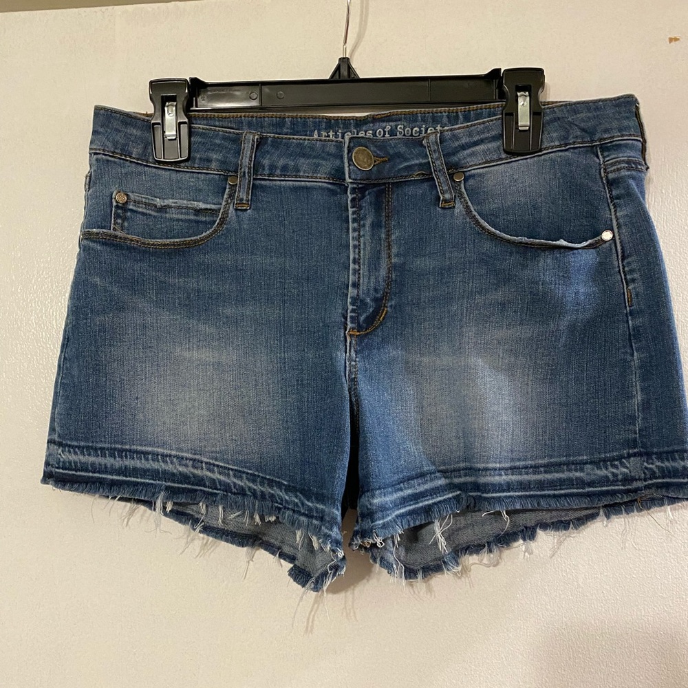 Articles of Society Denim Cut-off Shorts